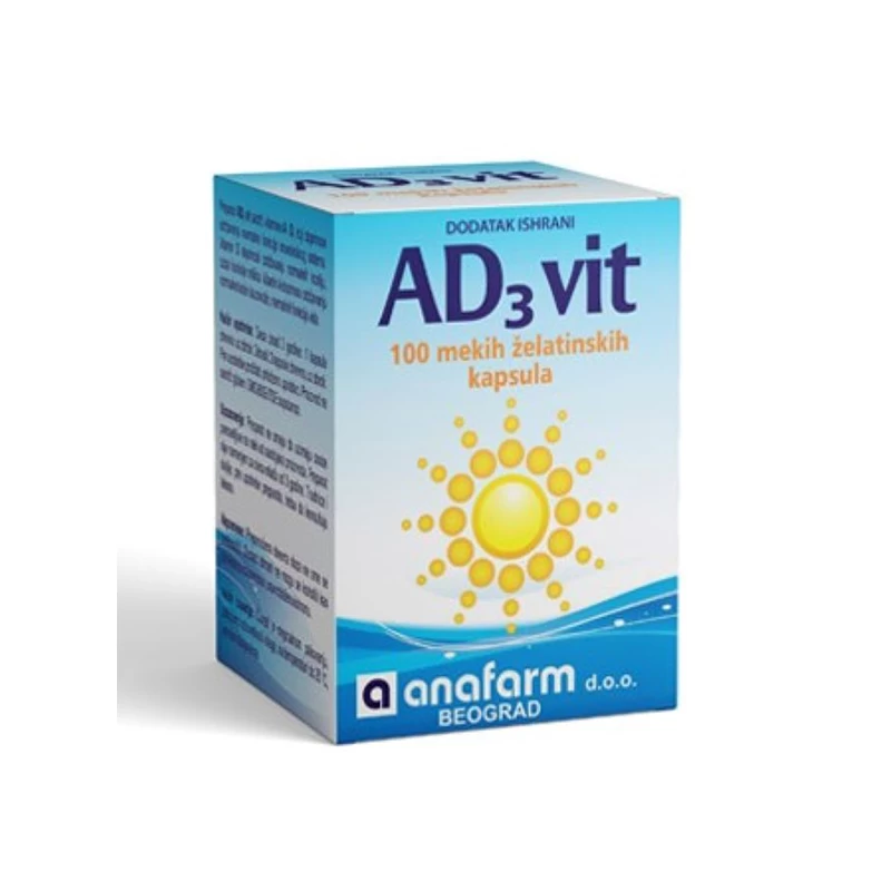 AD3 Vitamin 100 kapsula Anafarm