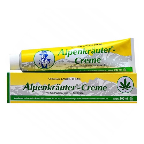  ALPENKRÄUTER Alpska krema sa uljem kanabisa 200ml