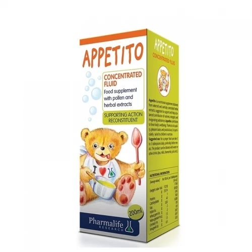 APPETITO sirup 200ml Pharmalife RESEARCH