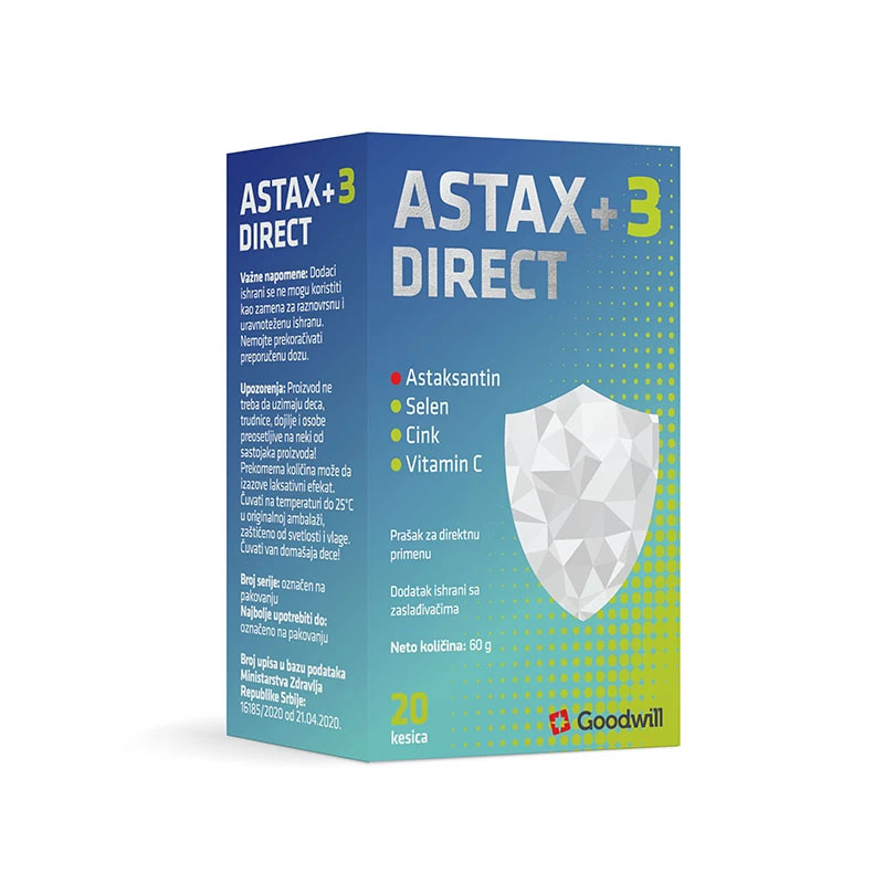 ASTAX+3 Direkt 20 kesica Goodwill