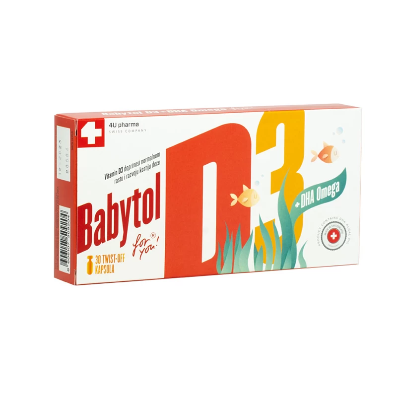 Babytol D3 + DHA Omega 30 twist-off kapsula 4UPharma