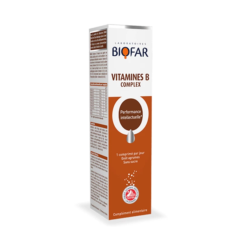 Biofar kompleks Vitamina B 20 šumećih tableta