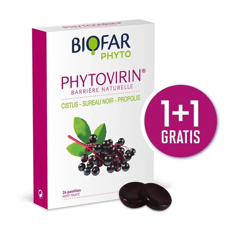 Biofar PHYTOVIRIN 24 pastile 1+1 Gratis