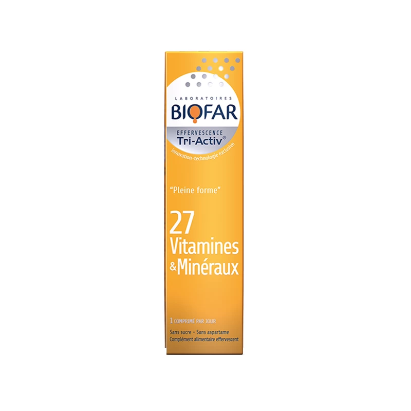 BIOFAR TriActiv 27 vitamina i minerala 15 šumećih tableta 