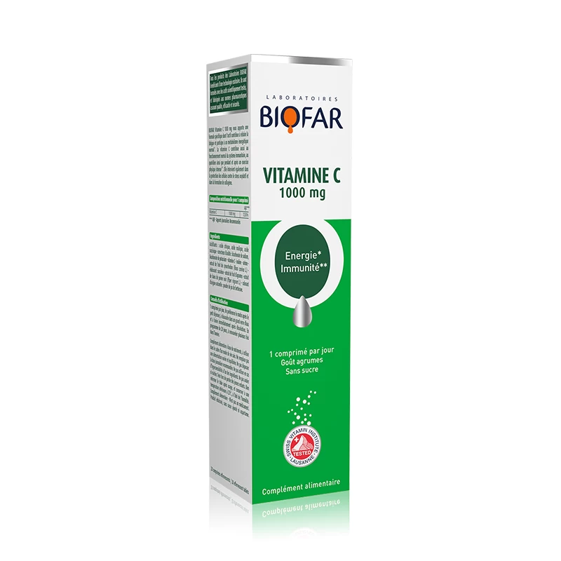 BIOFAR Vitamin C 1000mg 20 šumećih tableta
