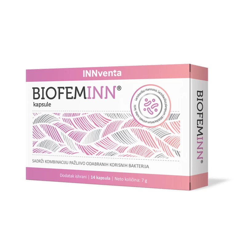 BIOFEMINN oralni probiotik za intimnu negu14 kapsula Innventa