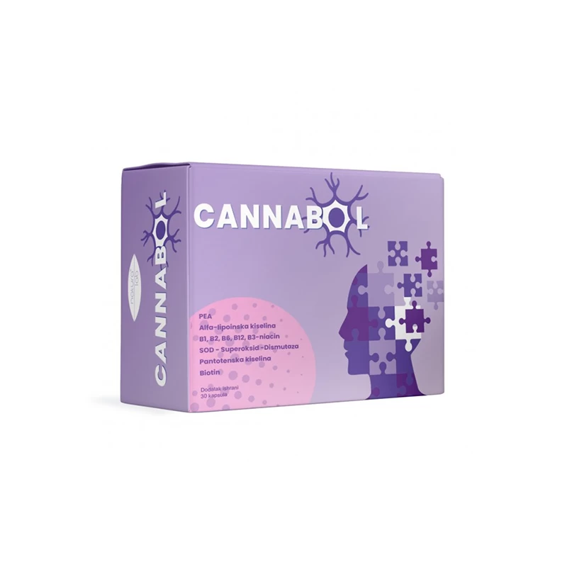 CANNABOL za zdrav nervni sistem 30 kapsula Naturalab