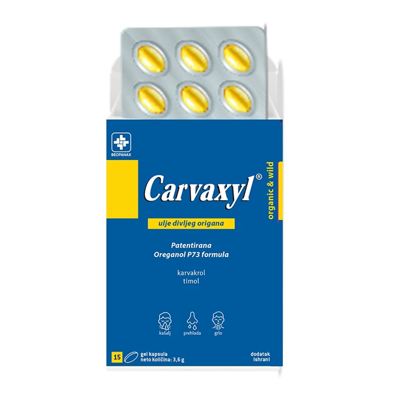 Carvaxyl ulje divljeg origana 15 kapsula