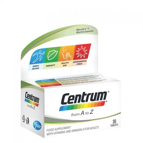 CENTRUM A-Z vitamini i minerali plus lutein 30 tableta