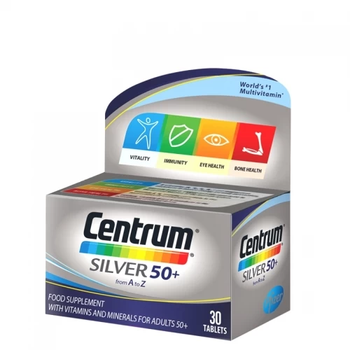 CENTRUM Silver 50 plus vitamini i minerali 30 tableta