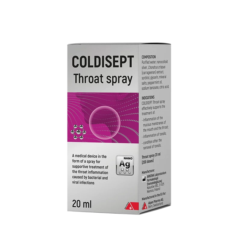 COLDISEPT SPREJ ZA GRLO 20ml Alphen Pharma