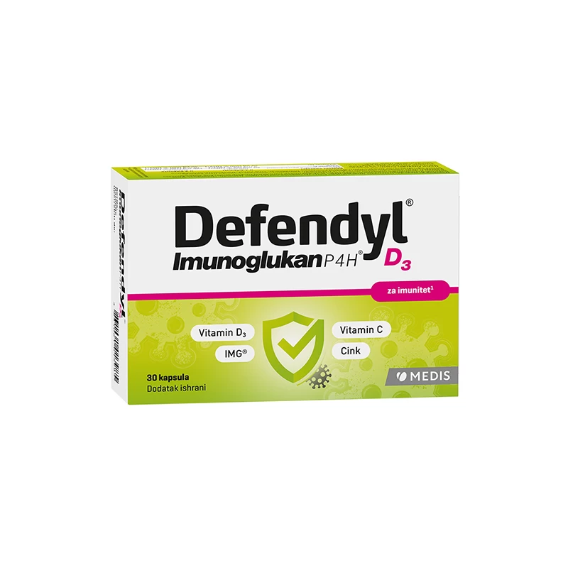  Defendyl Imunoglukan P4H® D3 30 kapsula Medis