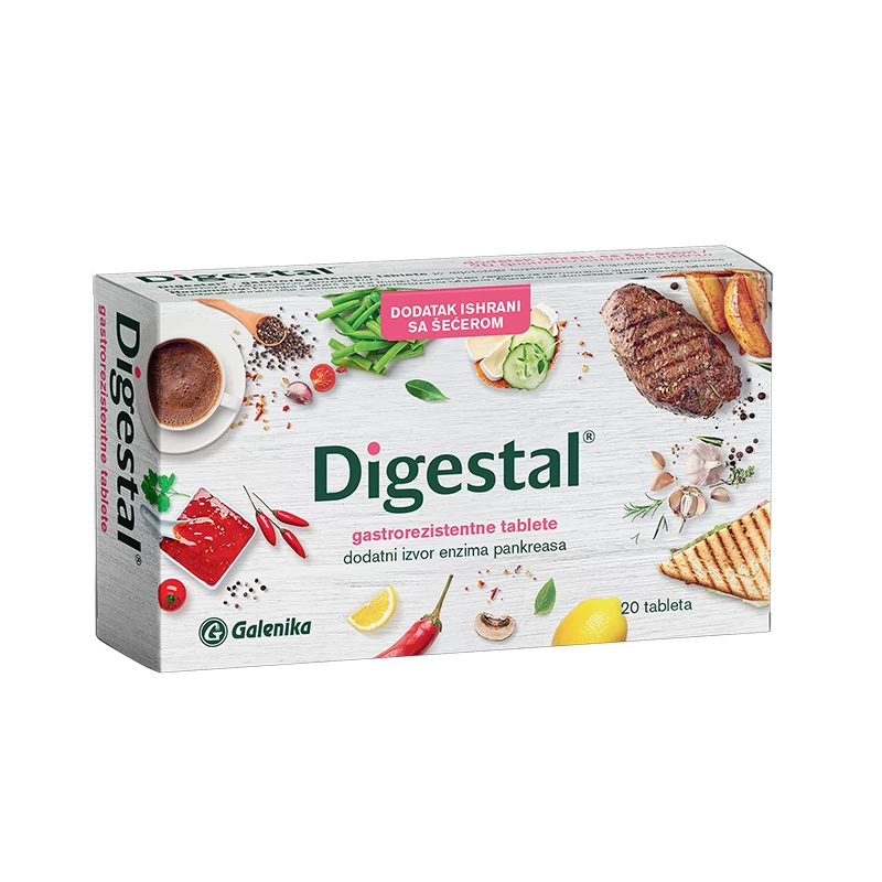 Digestal 20 gastrorezistentnih tableta Galenika