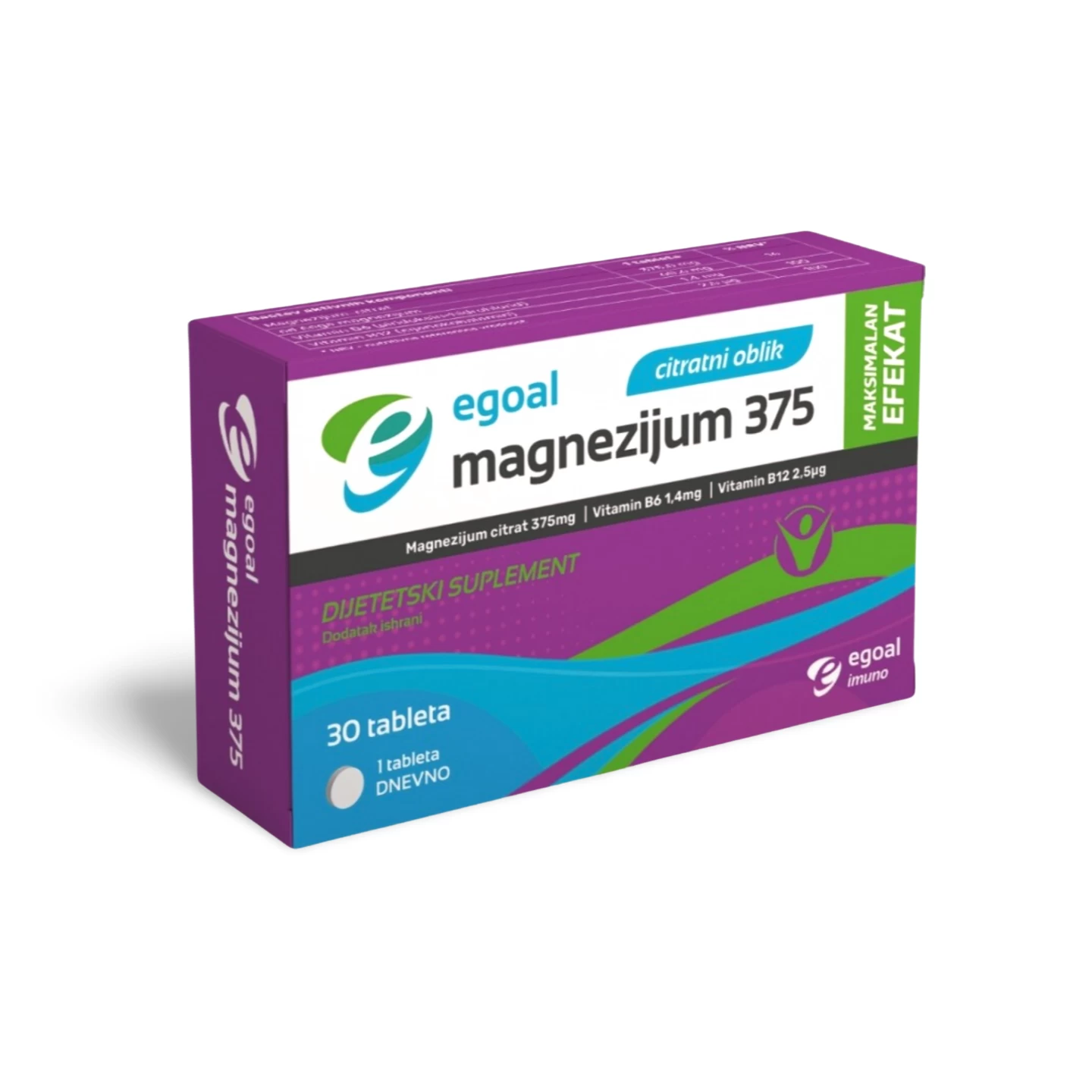 Egoal MAGNEZIJUM citrat 375mg 30 tableta 