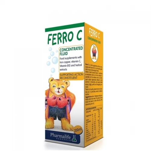 FERRO C sirup 200ml Pharmalife RESEARCH