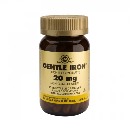 Gentle Iron (Gvožđe) 20mg 90 kapsula SOLGAR