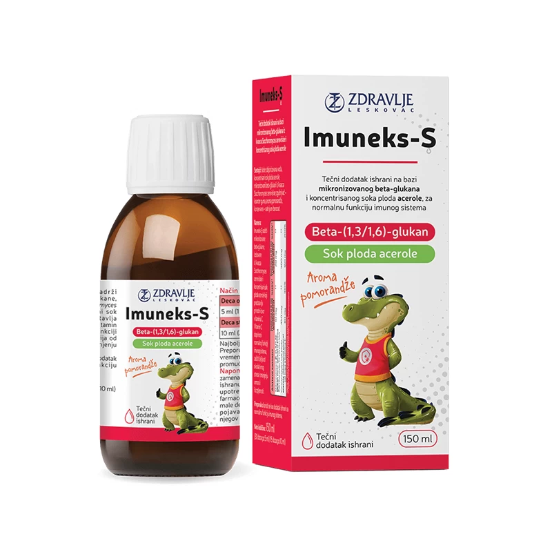 Imuneks S sirup 150ml Zdravlje Leskovac