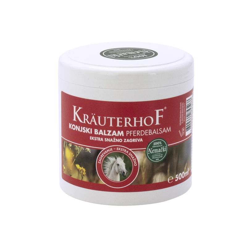 Krauterhof konjski balzam sa efektom toplote ekstra jak 500ml