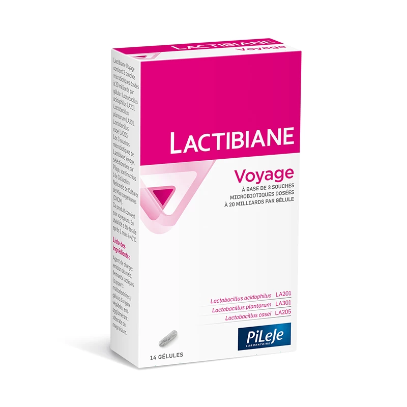 Lactibiane Voyage 14 kapsula Pileje Laboratoire