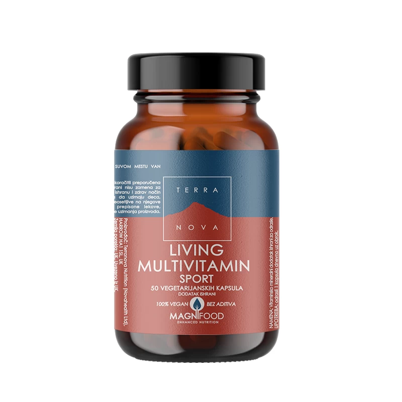 LIVING Multivitamin sport 50 kapsula Terranova