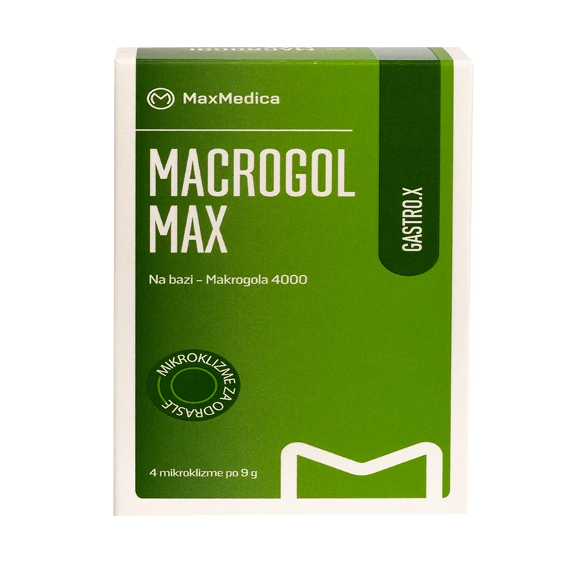 Macrogol Max 4 mikroklizme MaxMedica