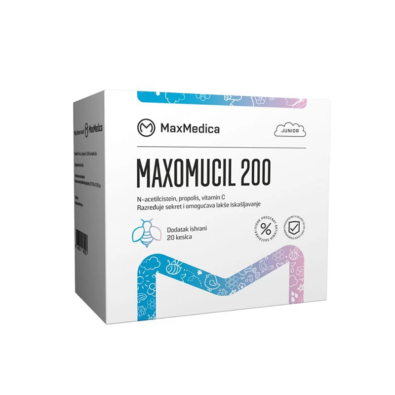 MaxoMucil 200 20 kesica Maxmedica