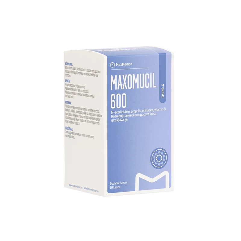 MaxoMucil 600  20 kesica Maxmedica