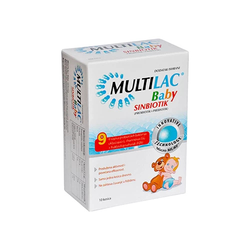 MULTILAC Baby synbiotik 10 kesica