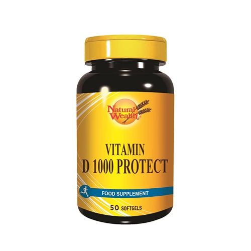 Natural Wealth Vitamin D 1000 I.J. Protect 50 kapsula 
