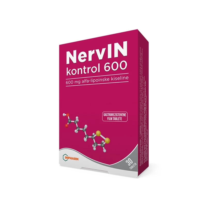  NervIN kontrol 600 30 kapsula Inpharm