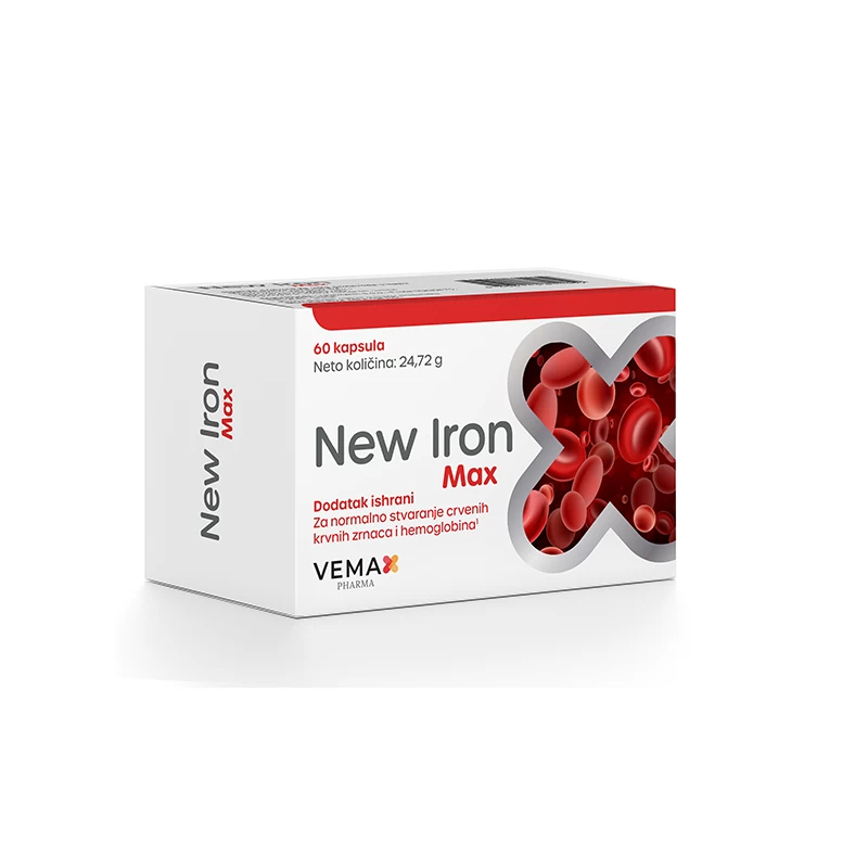 New Iron Max 60 kapsula Vemax pharma 