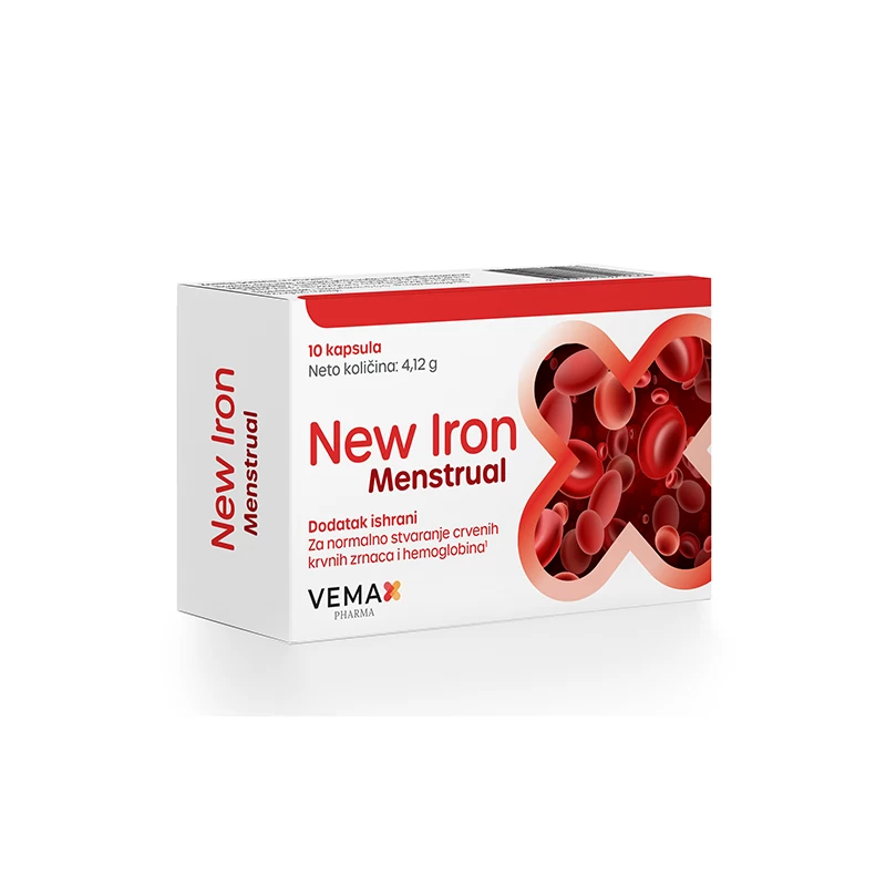 New Iron Menstrual 10 kapsula Vemax pharma 
