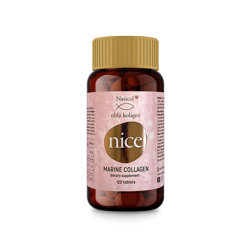 NICE collagen riblji kolagen 120 tableta Mintmedic