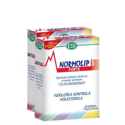 NORMOLIP 5 Forte duo pac 60 kapsula ESI