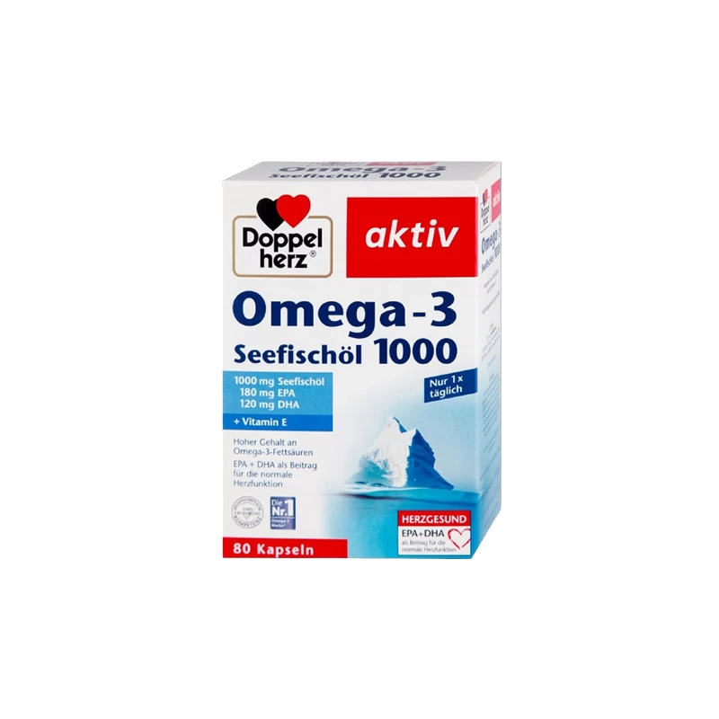 Omega-3 Ulja morskih riba 1000 80 kapsula Doppelherz