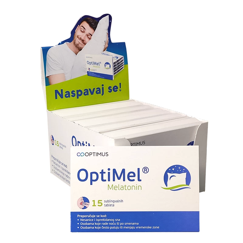 OPTIMEL 15 sublingvalnih tableta Optimus pharmaceuticals