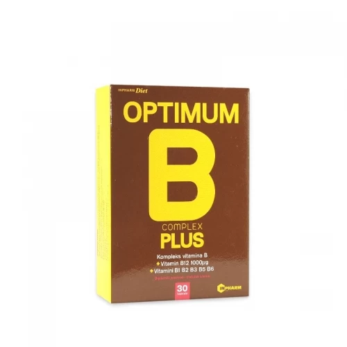 OPTIMUM B komplex plus 30 kapsula InPharm