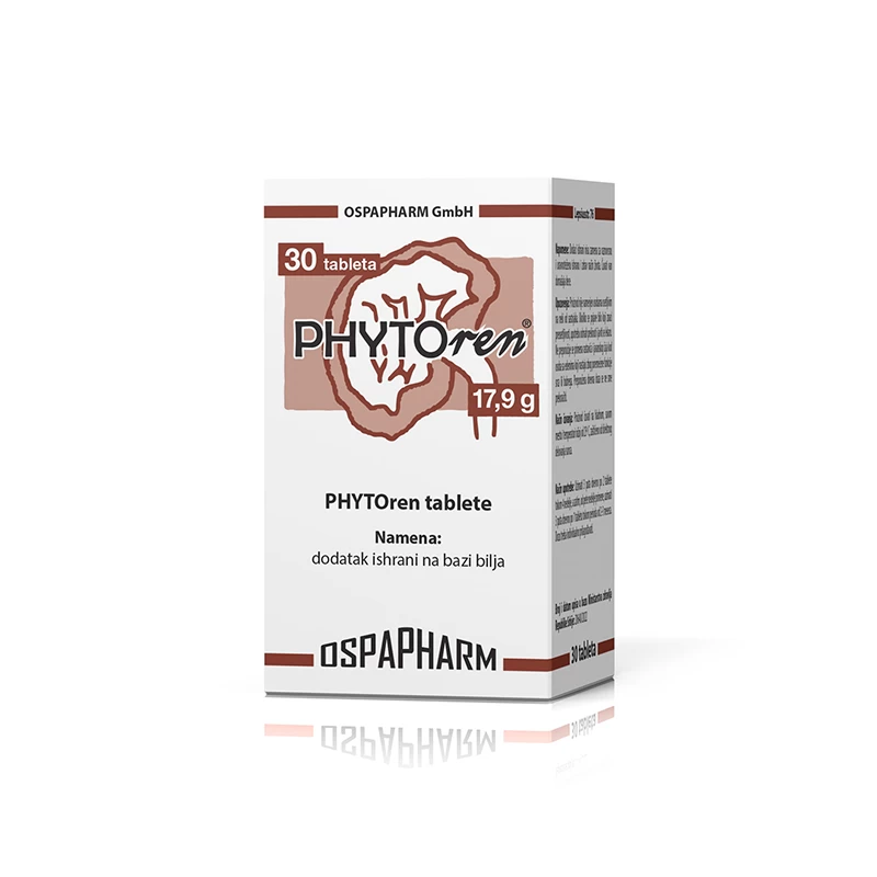 PHYTOren biljni preparat za zdravlje bubrega i urinarnog sistema 30 tableta ProtoPharma