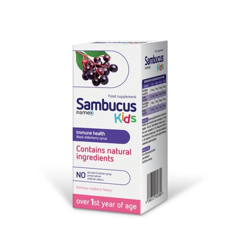 Sambucus Kids sirup 120ml Salveo