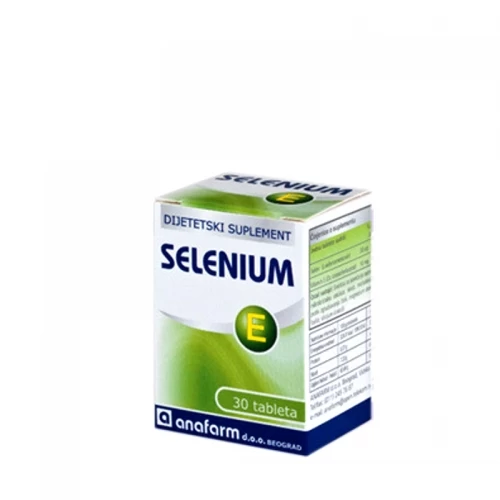 SELENIUM 30mcg i vitamin E 30 tableta ANAFARM