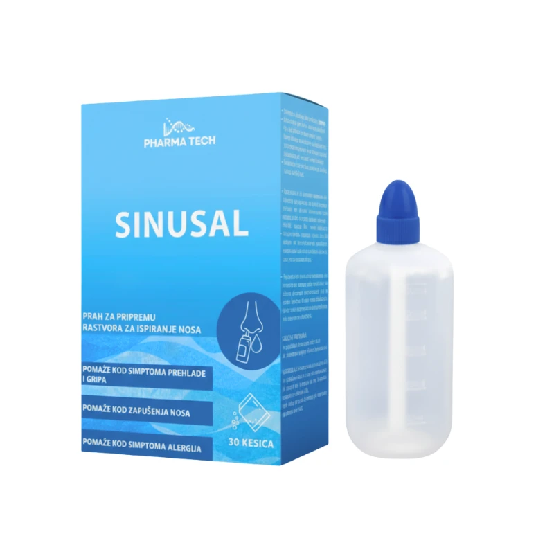 SINUSAL set za ispiranje nosa 30 kesica Pharma tech