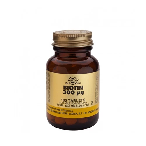 Solgar Biotin 3mg 100 tableta