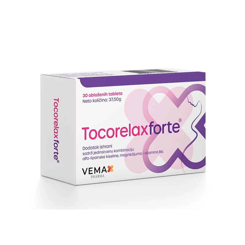Tocorelax forte 30 tableta Vemax pharma