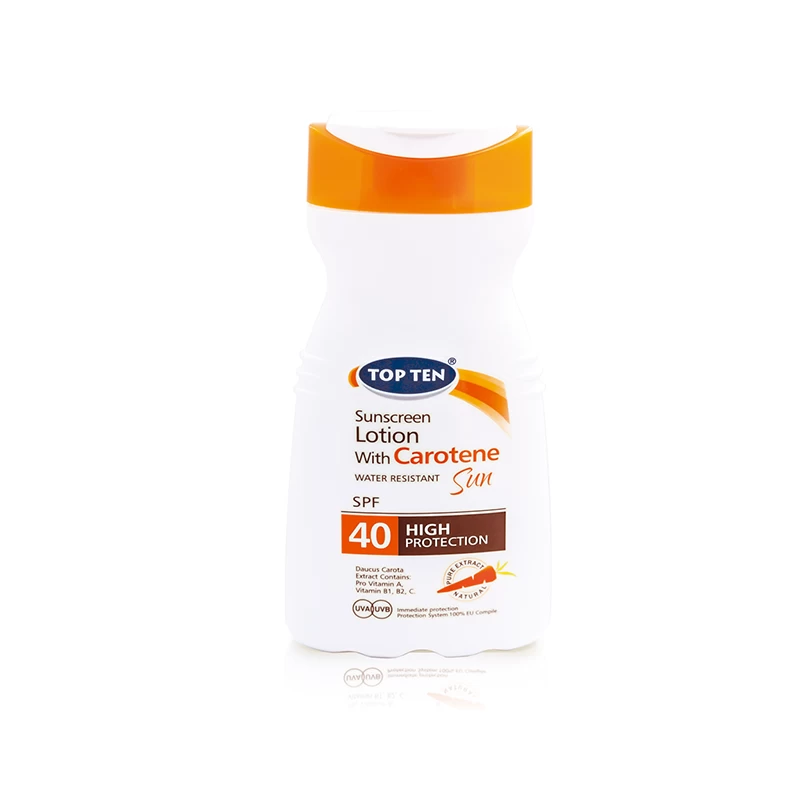 TOP TEN CAROTENE Sunscreen Lotion SPF 40 200ml