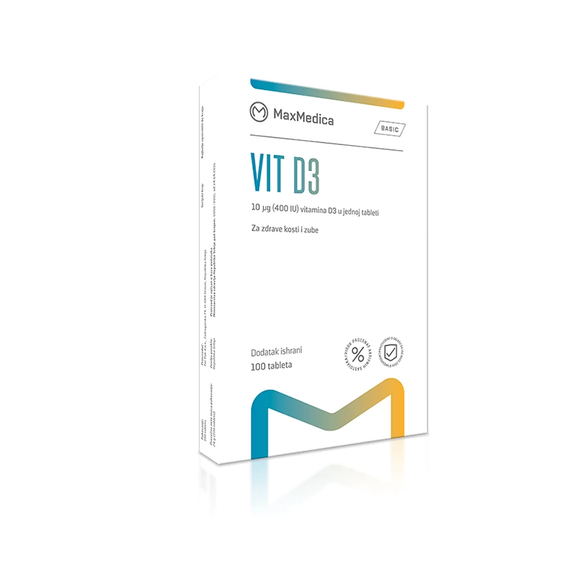 Vit D3 100 tableta MaxMedica