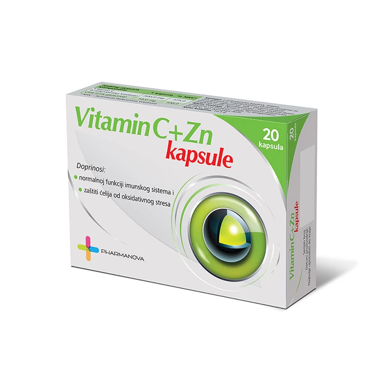 Vitamin C + Zn 20 kapsula Pharmanova