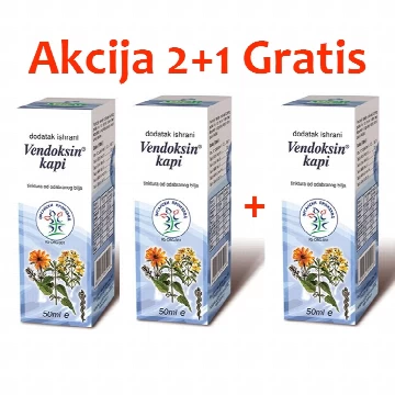 VENDOKSIN kapi 50ml 2+1 Gratis Alternativa medica
