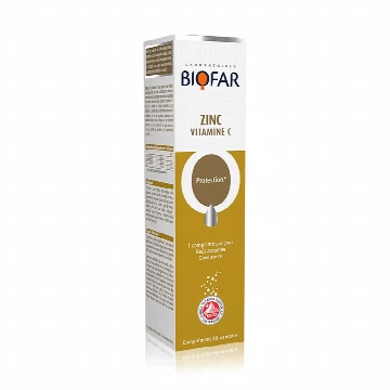 Biofar Cink plus Vitamin C 20 šumećih tableta
