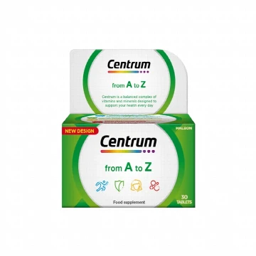 CENTRUM A-Z vitamini i minerali plus lutein 30 tableta