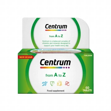 CENTRUM A-Z vitamini i minerali plus lutein 60 tableta